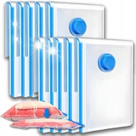 Pokrowce na ubrania - 10x WORKI PRÓŻNIOWE NA UBRANIA POŚCIEL BUTY 50x60 CM DUŻY MOCNY ZESTAW - miniaturka - grafika 1