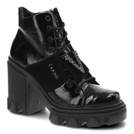 Botki damskie - Carinii, Botki, B8503_-070-H20-000-F20 Czarny, rozmiar 37 - miniaturka - grafika 1