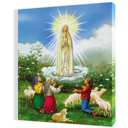 Obraz religijny na płótnie Matka Boża Fatimska - Ikony i obrazy sakralne Obraz religijny na płótnie Matka Boża Fatimska - Ikony i obrazy sakralne - miniaturka - grafika 1