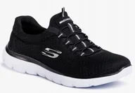 Buty sportowe damskie - Skechers Buty Damskie Sportowe Summits Czarne 40 Eu - miniaturka - grafika 1