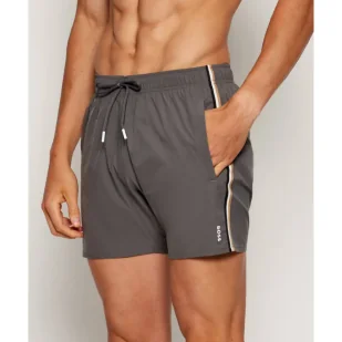 BOSS BLACK Szorty kąpielowe Iconic Regular Fit - Kąpielówki męskie - miniaturka - grafika 1
