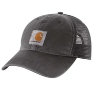 Czapki i chusty sportowe męskie - Czapka z daszkiem Carhartt Buffalo Cap 001 czarny - miniaturka - grafika 1