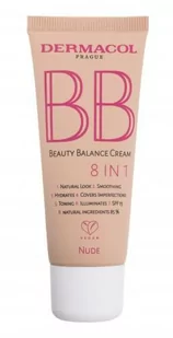 Dermacol BB Beauty Balance Cream 8 IN 1 SPF15 krem bb 30 ml dla kobiet 2 Nude - Kremy BB - miniaturka - grafika 1