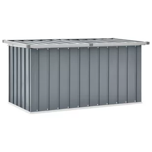 vidaXL Skrzynia ogrodowa do przechowywania, szara, 129x67x65 cm vidaXL - Skrzynie ogrodowe - miniaturka - grafika 1