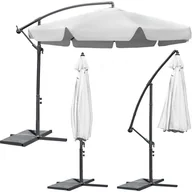 Parasole ogrodowe - Parasol Ogrodowy Duży Składany 8 Segmentów 350 CM - miniaturka - grafika 1