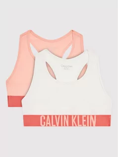 Biustonosze dla dziewczynek - Calvin Klein Underwear Komplet 2 biustonoszy G80G800478 Pomarańczowy - grafika 1