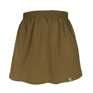 Spódnice - Brązowa gładka spódniczka dziewczęca spódnica dla dziewczynki 104/110 - grafika 1