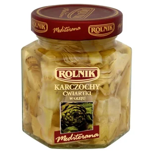 Rolnik KARCZOCHY ĆWIARTKI PREMIUM 314ML - Warzywa w marynacie - miniaturka - grafika 1