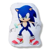 Kołdry i poduszki dla dzieci - Poduszka Sonic maskotka Sonic przytulanka Sonic - miniaturka - grafika 1