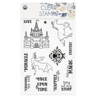 Scrapbooking - P13, Zestaw stempli, Once upon a time 01 A6, 11 sztuk - miniaturka - grafika 1