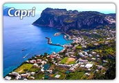 Magnesy - CAPRI - Wyspa - Morze - Panorama - Włochy - Magnes na lodówkę - miniaturka - grafika 1