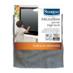 Starwax Ścierka do czyszczenia ekranów STARWAX High-Tech, szara, 1 szt. - Ściereczki, gąbki, czyściki - miniaturka - grafika 4