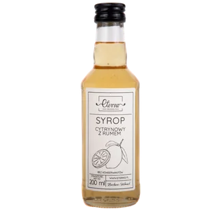 Eterno Syrop cytrynowy z rumem 200ml - Konfitury, marmolady, powidła - miniaturka - grafika 1