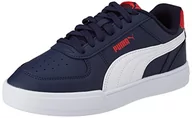 Buty dla dziewczynek - PUMA Buty dziecięce Caven Jr uniseks, Peacoat Puma White High Risk Red, 38.5 EU - miniaturka - grafika 1