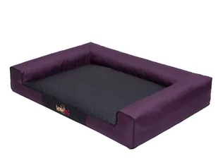 HOBBYDOG Legowisko dla psa VICTORIA Bordowy z czarnym materacem XXL - Legowiska dla psów - miniaturka - grafika 1