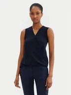 Bluzki damskie - Rinascimento Bluzka CFC0122910003 Granatowy Regular Fit - miniaturka - grafika 1