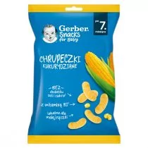 Gerber Chrupeczki kukurydziane po 7. miesiącu 28 g - Przekąski dla dzieci - miniaturka - grafika 1