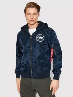 Kurtki męskie - Alpha Industries Kurtka przejściowa Ma-1 Tt 116106 Granatowy Regular Fit - grafika 1