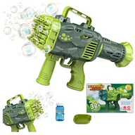 Bańki mydlane - Wyrzutnia Baniek 32 Otwory Dino - Ciempistolet Na Bańki Mydlane Do Baniek Mydlanych Bazuka Bańkowa Dinozaur 32 - miniaturka - grafika 1