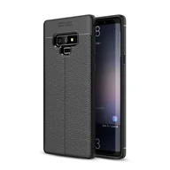 Etui i futerały do telefonów - Pokrowiec do Samsung Galaxy NOTE 9 w Głęboka Czerń Etui imitacji skóry Obudowa Ochronny Case Cover Cadorabo - miniaturka - grafika 1