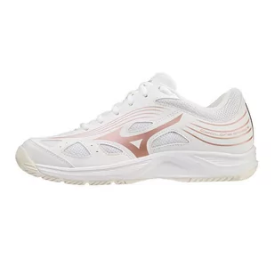 Buty do piłki ręcznej dziecięce Mizuno Stealth Star C białe X1GC2107K36 36.5 eu - Piłka ręczna - miniaturka - grafika 1