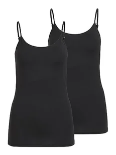 Vila Damski top na ramiączkach Basic, Black 2, XS-S - Koszulki i topy damskie - miniaturka - grafika 1