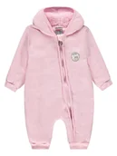 Pajacyki dla niemowląt - Dziewczęcy pajac ocieplany bez stópek różowy Kanz r.56 - miniaturka - grafika 1