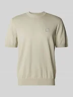 Koszulki męskie - T-shirt z naszywką z logo model ‘Kanache’ - miniaturka - grafika 1