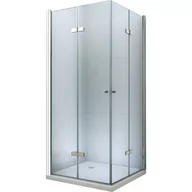Kabiny prysznicowe - Mexen Lima Duo kabina prysznicowa składana 90x90 cm, transparent, chrom - 856-090-090-02-00 - miniaturka - grafika 1