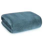 Narzuty - Narzuta EUROFIRANY Sofia 230 x 260 cm Niebieski - miniaturka - grafika 1