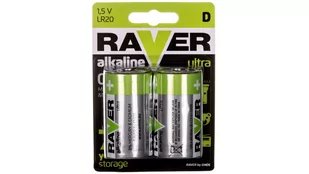 RAVER Emos Bateria alk. LR20 B7941 B2 - Baterie i akcesoria - miniaturka - grafika 2