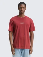 Koszulki męskie - T-SHIRT MĘSKI TOM TAILOR Relaxed Printed, Golden Clay, Xl - miniaturka - grafika 1