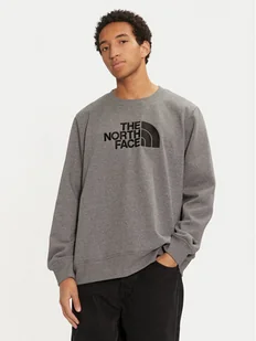 The North Face Bluza Drew Peak NF0A89EK Szary Regular Fit - Bluzy męskie - miniaturka - grafika 1