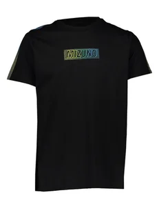 Mizuno Koszulka sportowa "Athletic" w kolorze czarnym - Koszulki sportowe męskie - miniaturka - grafika 1