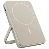 Powerbanki - Powerbank Fresh 'n Rebel Magnet Wireless 5000 mAh 20W Szary - miniaturka - grafika 1