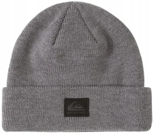 Quiksilver czapka zimowa ciepła szara beanie rozmiar uniwersalny - Czapki damskie - miniaturka - grafika 1