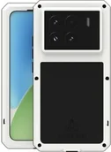Etui i futerały do telefonów - LOVE MEI Etui pancerne + szkło Powerful do Xiaomi 15, białe - miniaturka - grafika 1