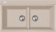 Zlewozmywaki - Zlew PLADOS LUX 86.20 JASNY BEŻ (avena 94) (LX862094) - miniaturka - grafika 1