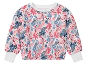 Swetry dla dziewczynek - lupilu® Bluza dresowa dziewczęca z bawełną (98/104, Biały) - miniaturka - grafika 1