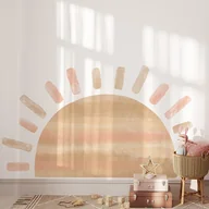 Naklejki na ścianę - SŁOŃCE RÓZOWE - naklejka na ścianę - miniaturka - grafika 1