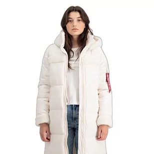 ALPHA INDUSTRIES Damska kurtka zimowa Puffer Coat Zh Wmn, Jet Stream White, XL - Kurtki damskie - miniaturka - grafika 1