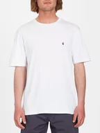 Koszulki męskie - t-shirt męski VOLCOM STONE BLANKS TEE White - miniaturka - grafika 1