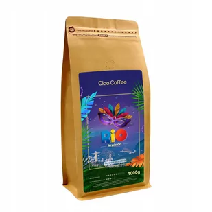 KAWA ZIARNISTA RIO 100% 1KG ARABICA ŚWIEŻA 72H BRAZYLIA - Kawa - miniaturka - grafika 1