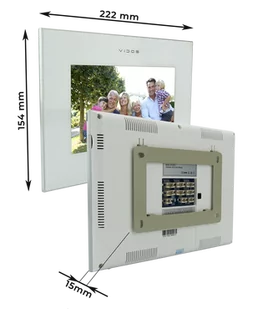 Wideodomofon Vidos X M11W + S12D FullHD 130 Podczerwień Szyfrator MicroSD - Wideodomofony - miniaturka - grafika 6
