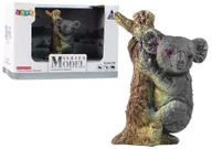 Figurki dla dzieci - ZWIERZĘTA  FIGURKA KOALA NA DRZEWIE ZOO - miniaturka - grafika 1