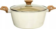 Garnki - 5five Garnek aluminiowy HARMONY z drewnianymi uchwytami, 25 cm - miniaturka - grafika 1