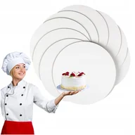 Dodatki do ciast w proszku - PODKŁAD POD TORT 26 CM 10 SZT HDF PODKŁADKI BEZZAPACHOWY OKRĄGŁY - miniaturka - grafika 1