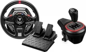 Kontrolery gier na PC - Kierownica Thrustmaster T128 PS5/PS4/PC 4160781 + Lewarek TH8S 4060256 - miniaturka - grafika 1