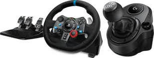 Kierownica Logitech G29 Racing Wheel 941-000112 + Shifter G29, G920 Driving Force 941-000130 - Kontrolery gier na PC - miniaturka - grafika 1