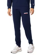 Spodenki męskie - Champion Męskie spodnie treningowe Legacy Graphic Shop Authentic Powerblend Terry Rib Cuff, niebieski morski, M - miniaturka - grafika 1
